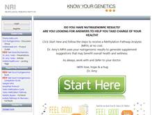 Tablet Screenshot of knowyourgenetics.com